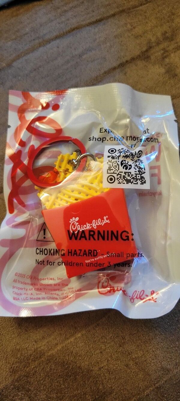 Chick-fil-A Waffle Fries Keychain